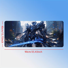 Anime Game Mecha Large Mouse Pad Non-slip Desk Writing Pad