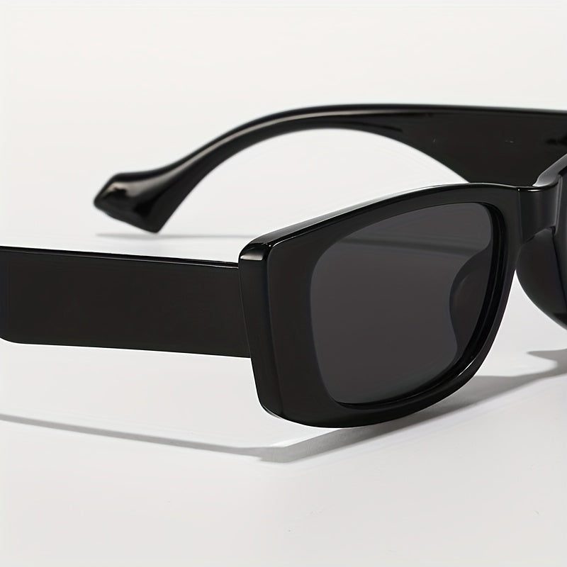 Retro Rectangle Sunglasses UV400 Sun Shades for Women Men