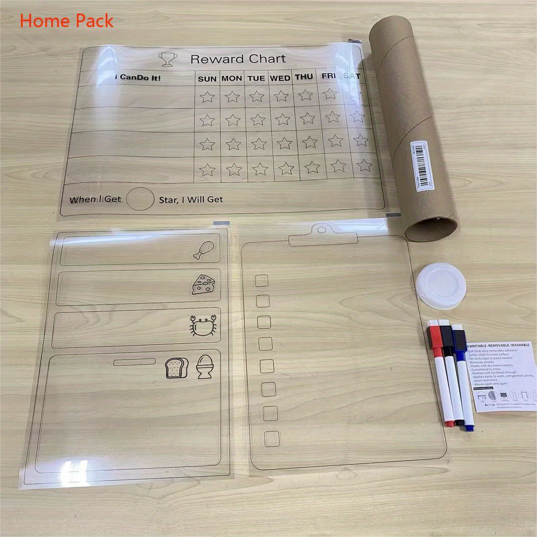 Reusable Dry Erase Memo Board Sheet - No Residue - Restickable