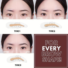 Waterproof Eyebrow Powder with Stamp and Brush
