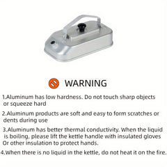 Portable Aluminum Kettle for Camp and Hike