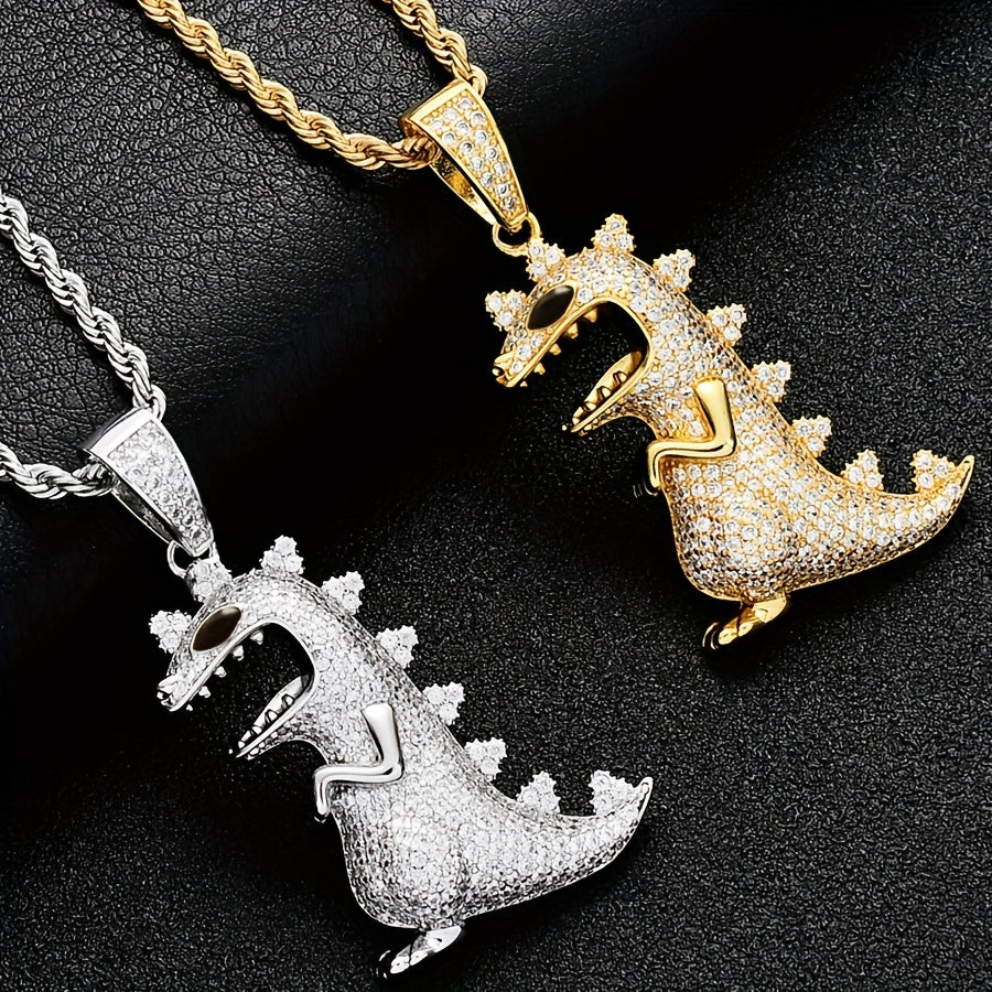 Boys Dinosaur Pendant Necklace Holiday Party Gift
