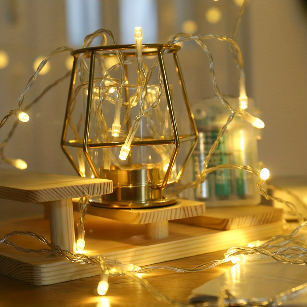 5M 50 LEDs Fairy Lights Operated String Lights With Timer