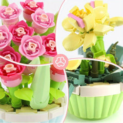 Bonsai Building Block Set for Office Bedroom Decor - Ideal Gift (14+)
