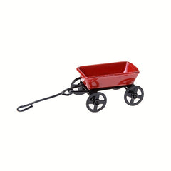 1 12 Dollhouse Garden Metal Cart Furniture Pretend Play Toys Decor