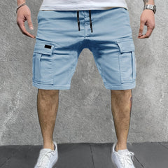 Men's Cargo Shorts Active Elastic Waist Sports Shorts