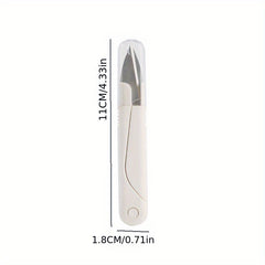 Portable U Shaped Scissor With Cover Embroidery Sewing Scissor