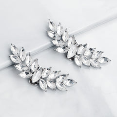 Crystal Rhinestone Shoe Clips DIY Floral Shoe Buckle Wedding Party