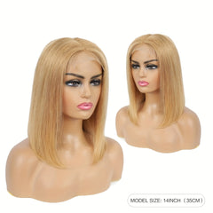 Short Bob Straight Lace Front Human Hair Wig