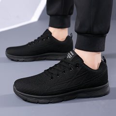 Men's Breathable Running Shoes Non Slip Lace Up Sneakers