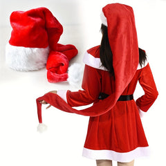 Extra Long Plush Christmas Hat Cosplay Party Decor Props