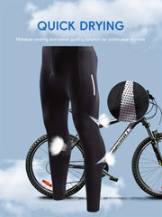Men's Cycling Pants Padded Seat Stretchy Bike Leggings
