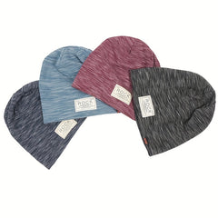 Casual Slouchy Baggy Beanie Hat Patch Elastic Warm Skull Cap