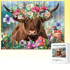 Creative Wooden Puzzles with Animal Fragments Stress relieving Christmas Game