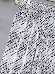 Print Long Sleeve Shirt & Pants Set