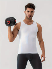 Men's Quick Dry Tank Top High Stretch Sleeveless Shirt