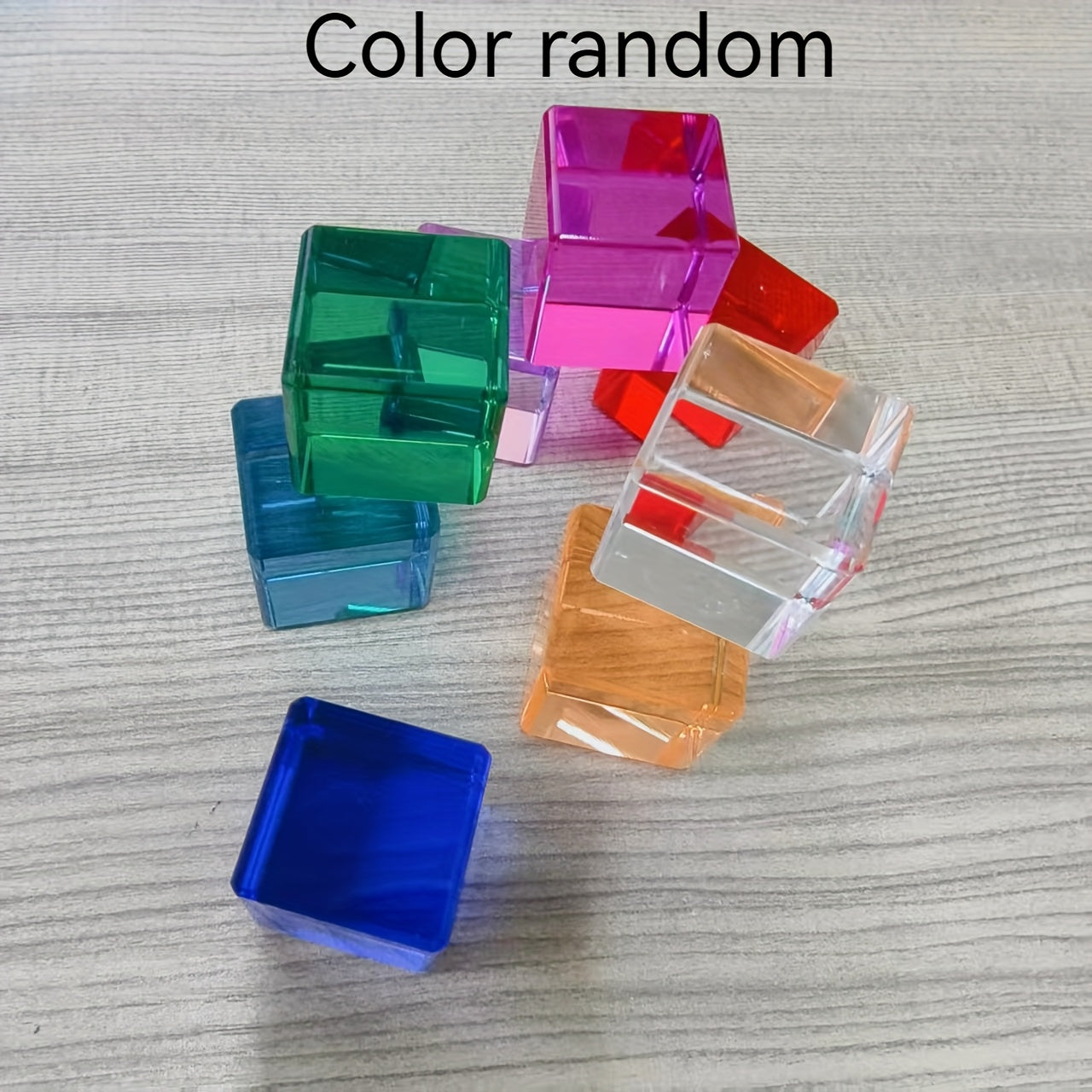 Acrylic Colorful Building Blocks Set