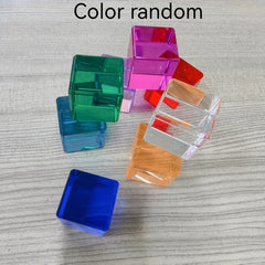 Acrylic Colorful Building Blocks Set