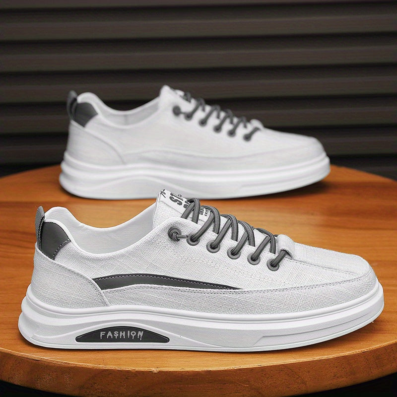 Men's Lace up Sneakers Casual Walking Shoes Comfortable