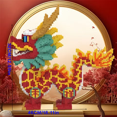 Dragon Building Blocks Set Educational 3D Puzzle Holiday Gift