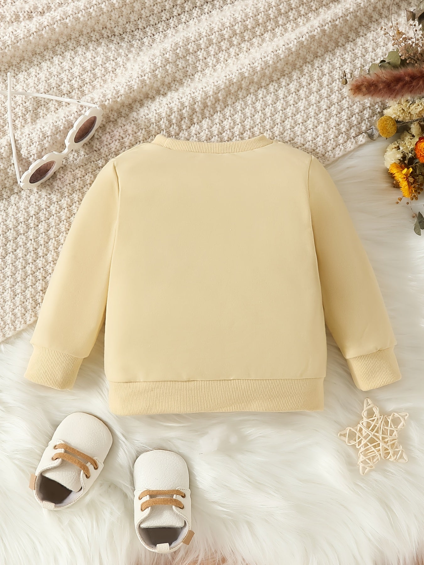 Baby Casual Style Letter Print Sweatshirt
