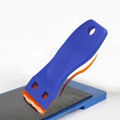 Plastic Razor Blade Scraper for Removing Labels from Glass