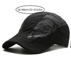 Men's Outdoor Street Sunscreen Cap Thin Mesh Printed Beret