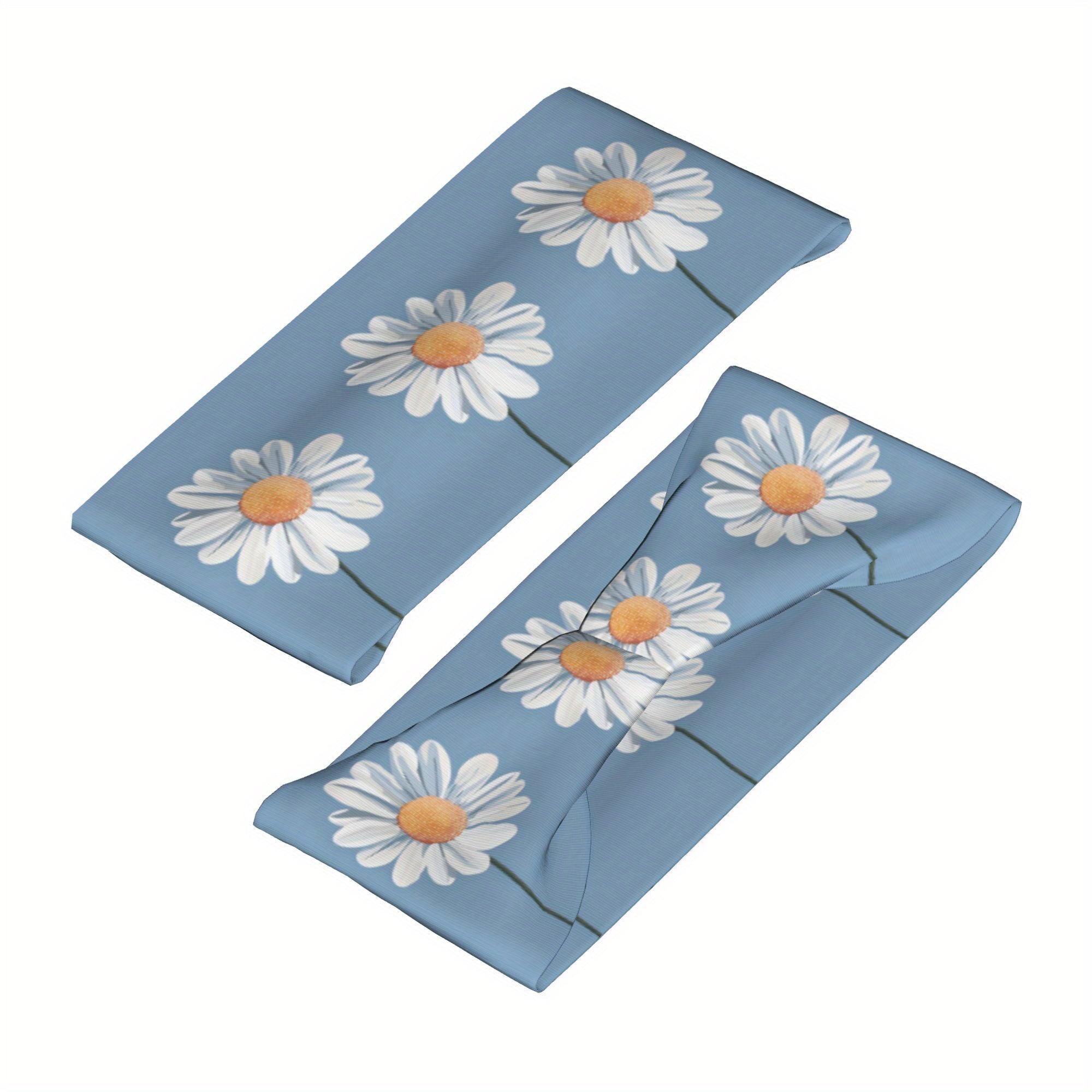 1pc daisy Sports Headband Sweat Wicking Stretchy & Breathable Polyester