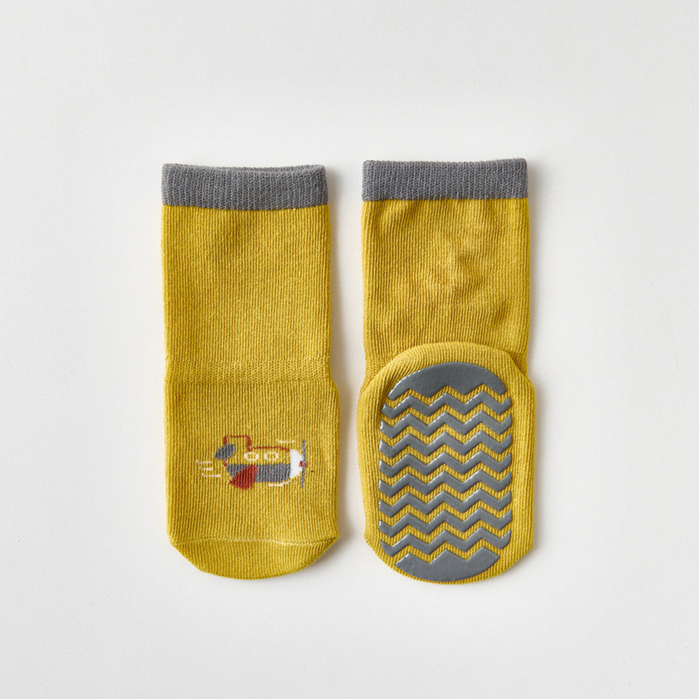 Cotton Toddler Kids Socks Baby Boys Girls Mid calf Length Cartoon Graphic Socks