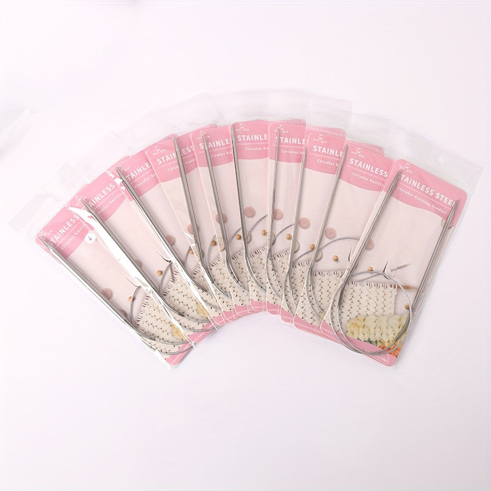Stainless Steel Circular Knitting Needles for Professional Use