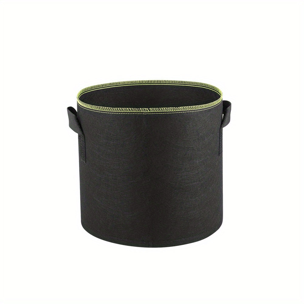 5pcs Aeration Grow Bags Nonwoven Fabric Pots With Handles