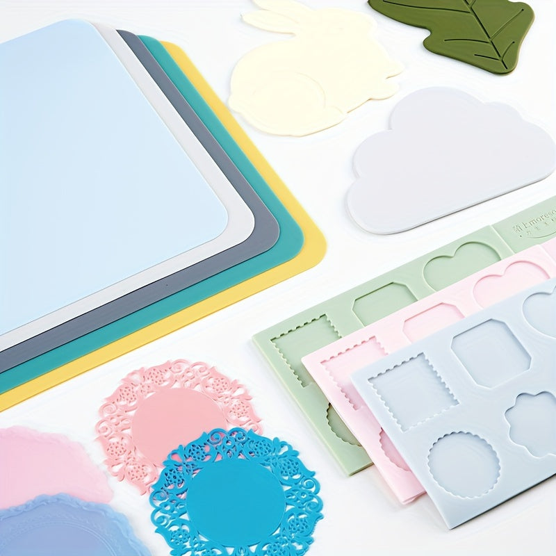 1 Pc Silicone Stamp Pad for DIY Crafts
