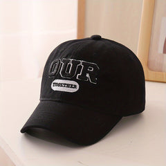 Kids Sunshade Adjustable Baseball Cap Breathable Letter Embroidered