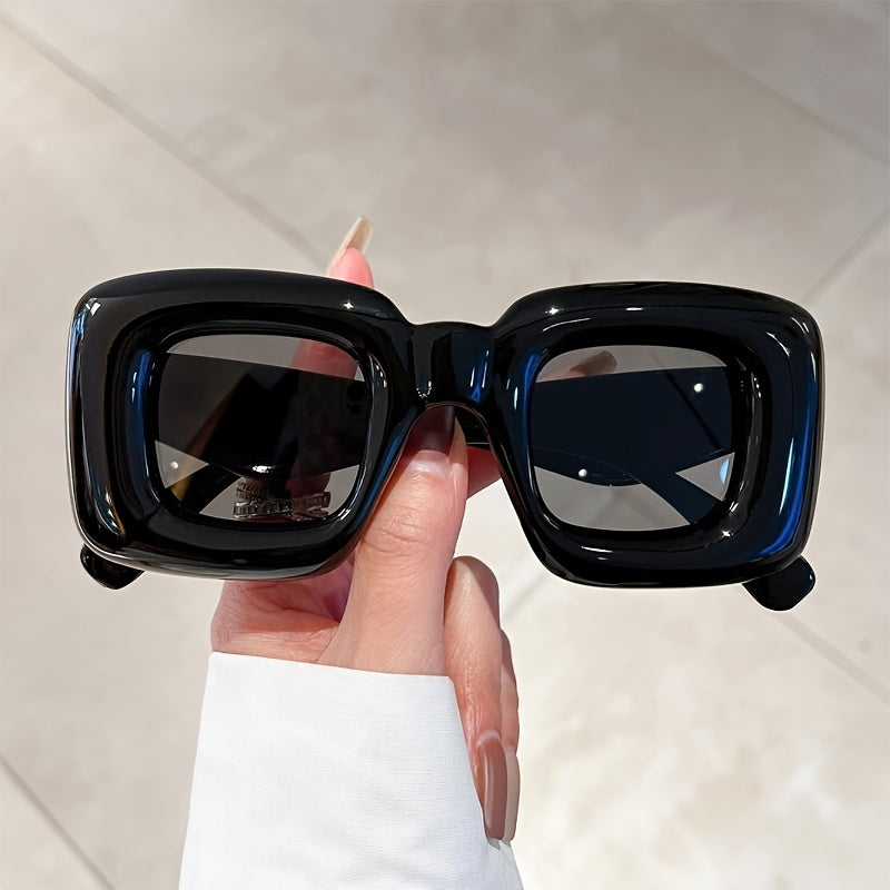 Oversized Square Sunglasses Thick Frame Sun Glasses Driving UV400