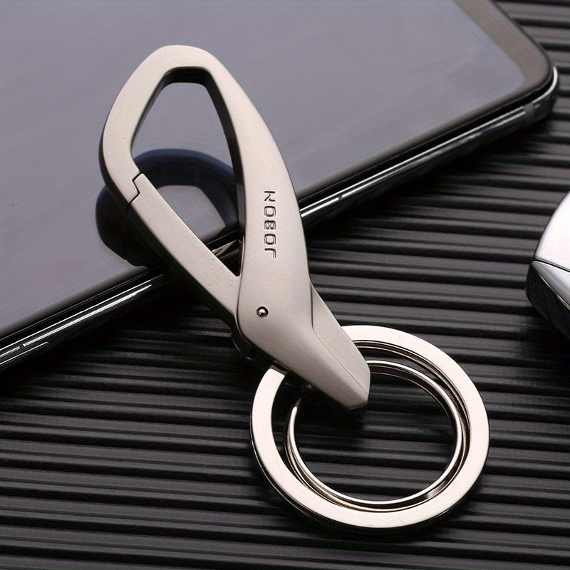 Double Ring Metal Zinc Alloy Key Chain Men's Women's Keychain