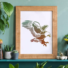 Plastic Reusable Stencil for Drawing/Painting on Fabric, Furniture, Wood