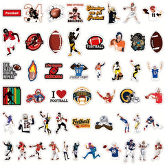 50 Sports Series Graffiti Stickers for Car Luggage Notebook Water Cup