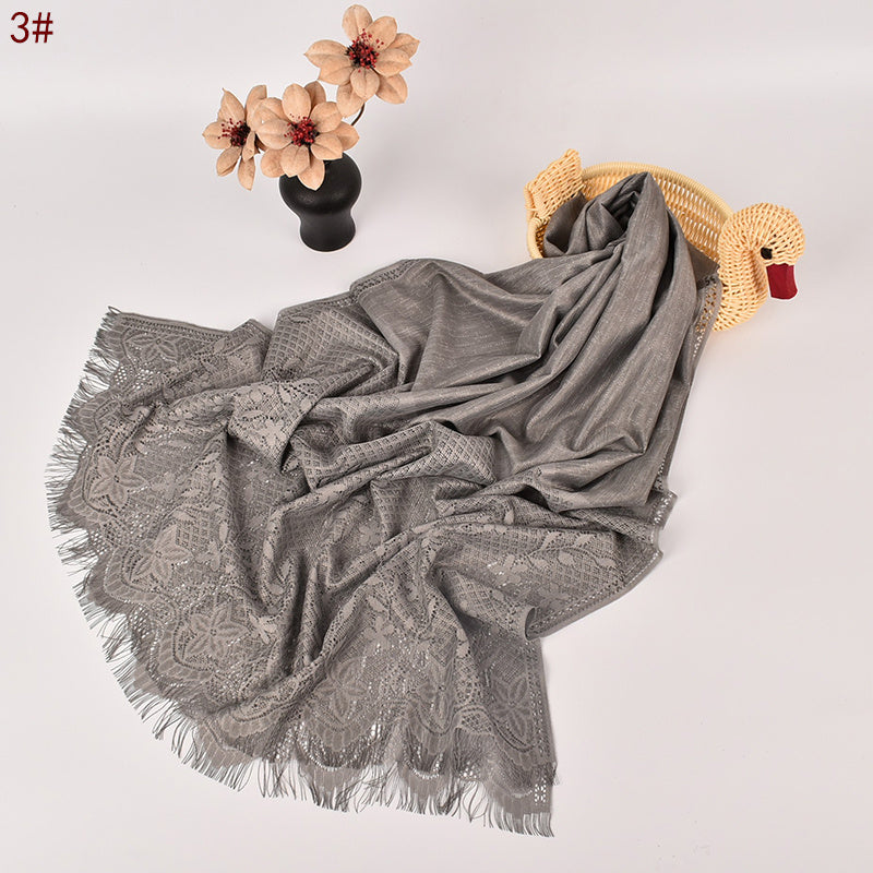 Hollow Tassel Long Scarf Headband Sexy Scarf Women's Scarf Shawl