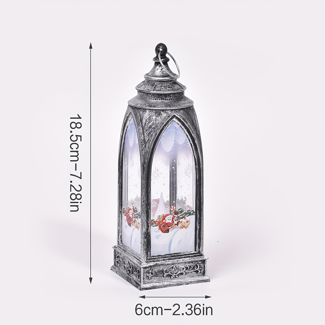 Snow Village Mini House Lamp with LED Light Decoration