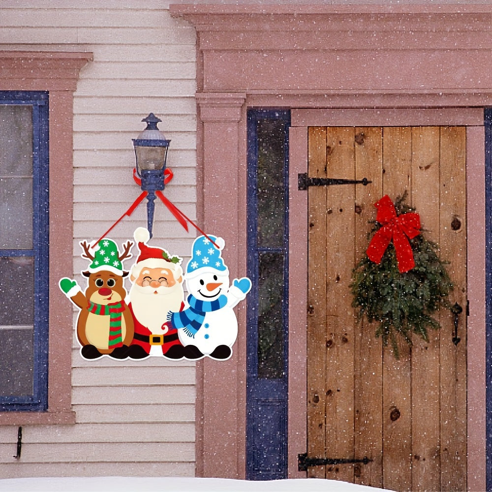 Christmas Decorative Door Banner for Outdoor & Indoor Home Decor
