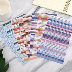 Inspirational Quotes Stickers for Scrapbooks, Diaries, Planners