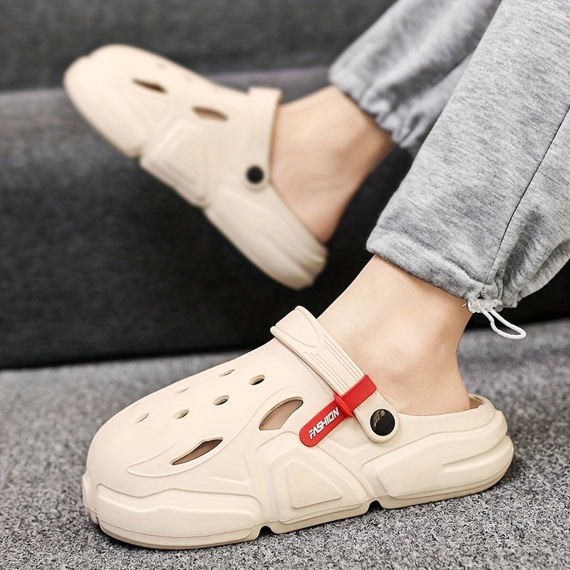 Unisex Lightweight Platform Clogs Hollow Out Garden Shoes Summer
