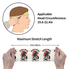 Japanese Style Unisex Sports Headband Sweat Wicking Stretchy Breathable