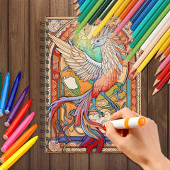 Dragon Coloring Book for Adults 20 Pages Patterns DIY Painting Stress Relief