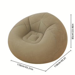 Beanless Inflatable Lounge Chair for Office Lunch Break