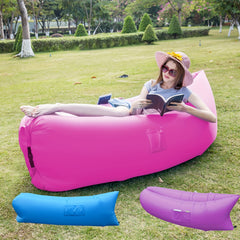 Inflatable Lounger Air Sofa Chair - Portable Waterproof Air Bed