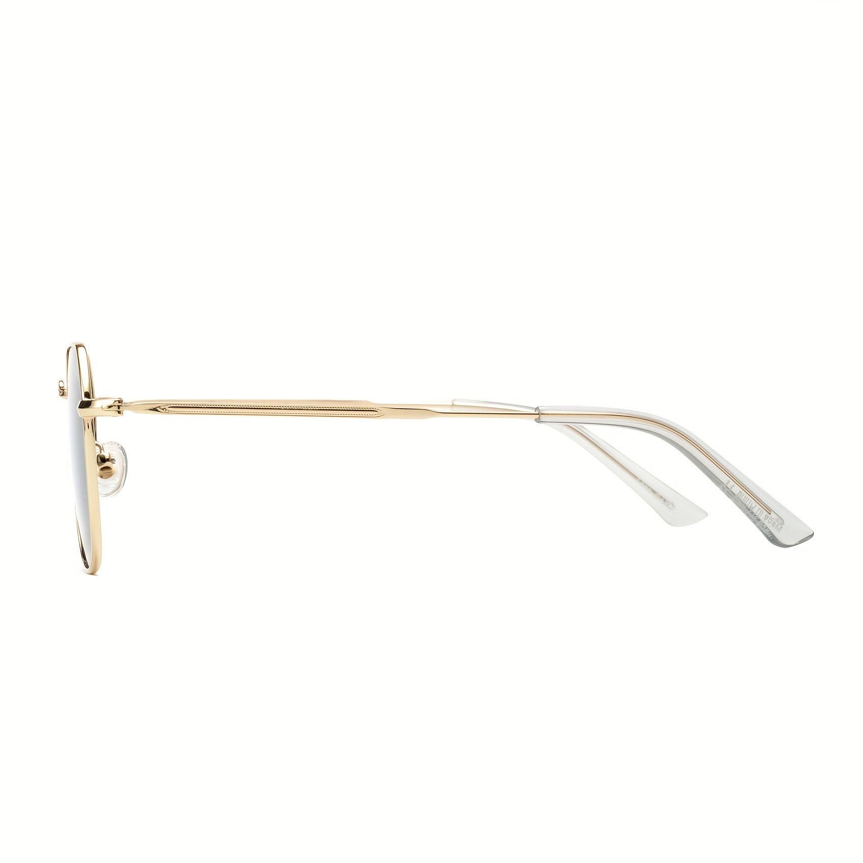 OUWEN Polarized Polygon Sunshade Unisex Small Square Aviator Glasses