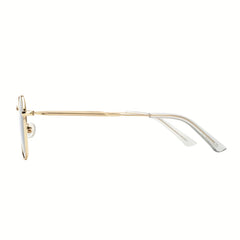 OUWEN Polarized Polygon Sunshade Unisex Small Square Aviator Glasses