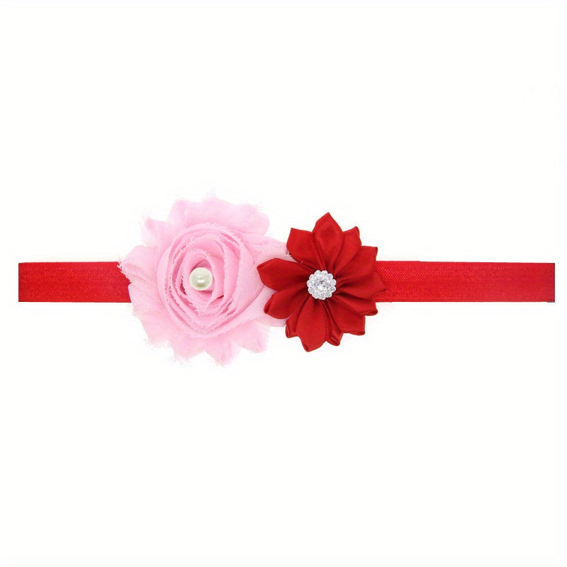 Cute Flower Headbands for Baby Girls Newborns Infants Toddlers