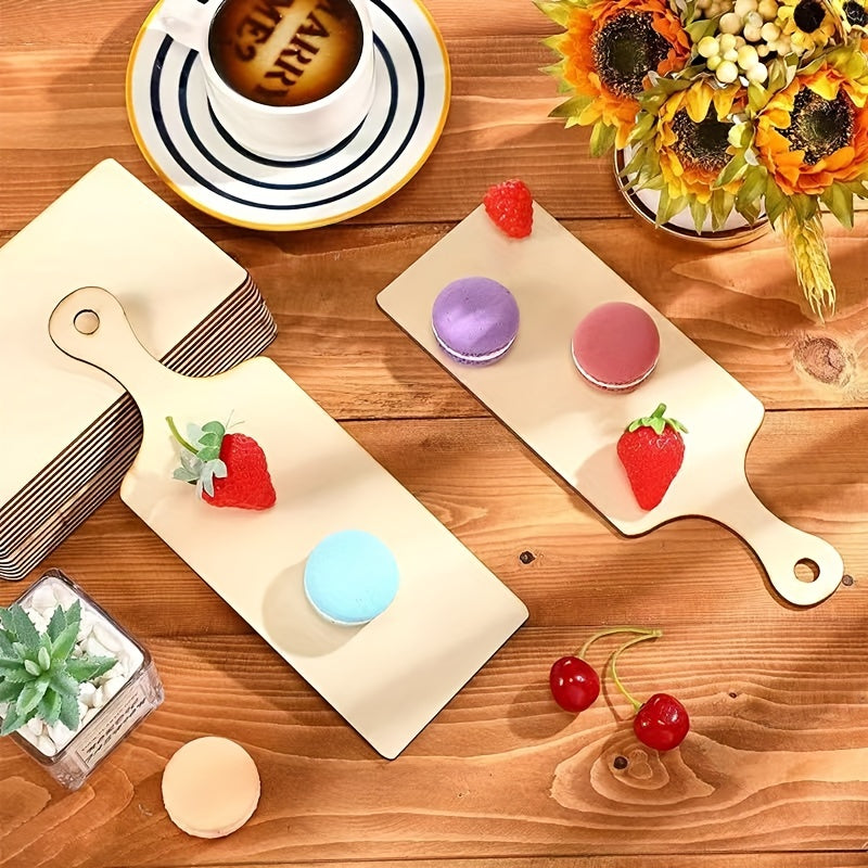 Wooden Chopboard DIY Wooden Chips Cross Border Graffiti Wooden Chips